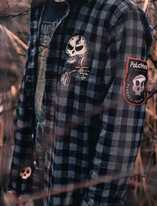 The Original Patched Flannel - Punky Patched Flannels